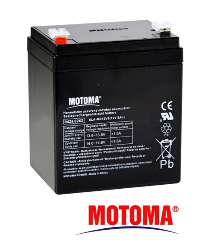 Batéria olovená 12V/ 5Ah MOTOMA
