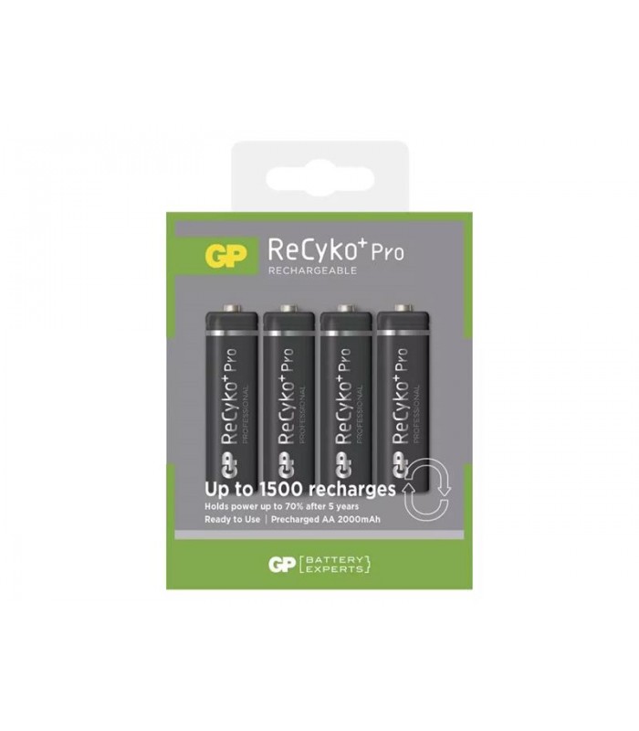 Batéria AA (R6) nabíjacia 1,2V/2000mAh GP Recyko+ Pro 4ks