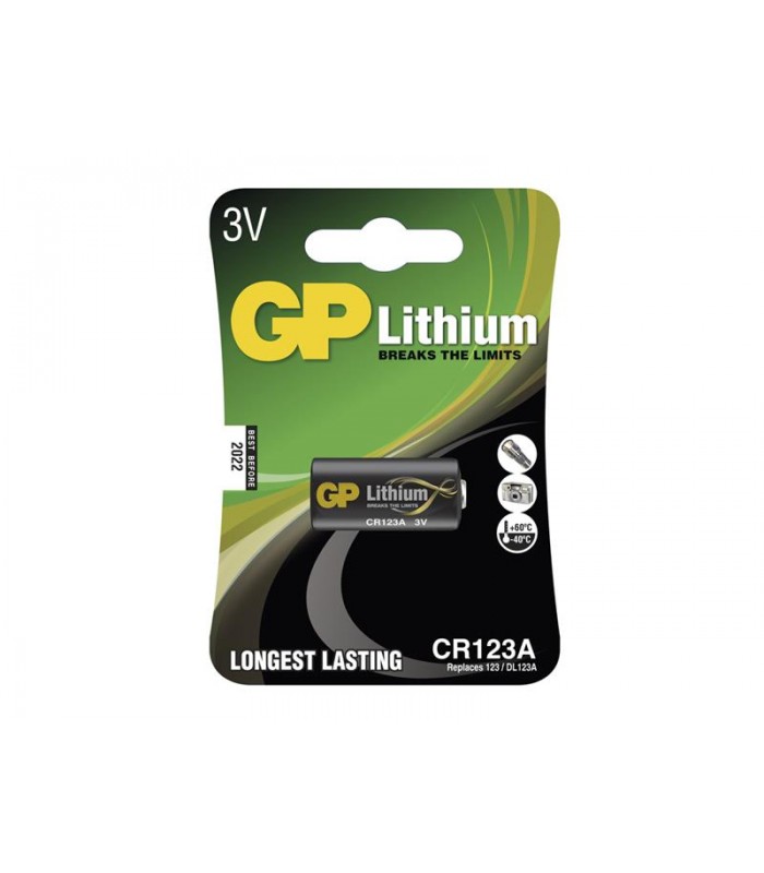 Batéria foto líthiová CR123A GP