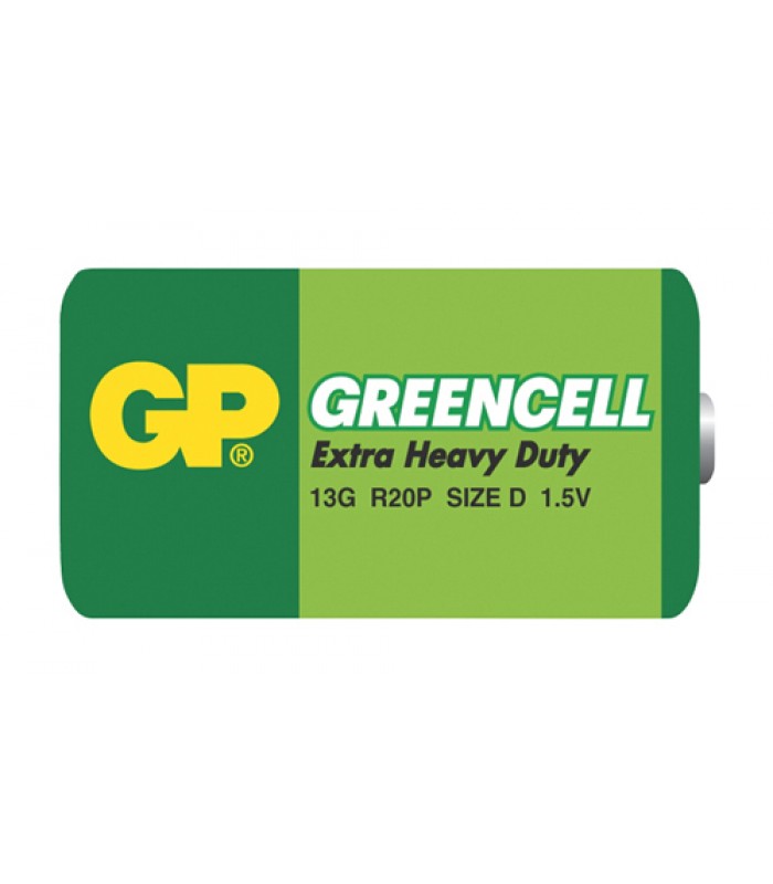 Batéria GP Greencell D fólia