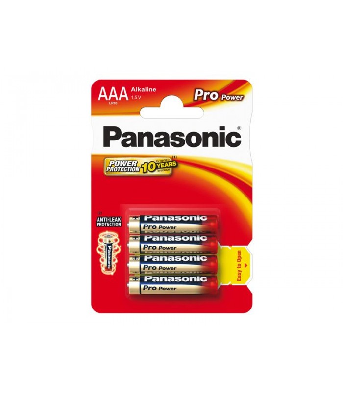 Batéria AAA(LR03) alkalická PANASONIC Pro Power 4BP