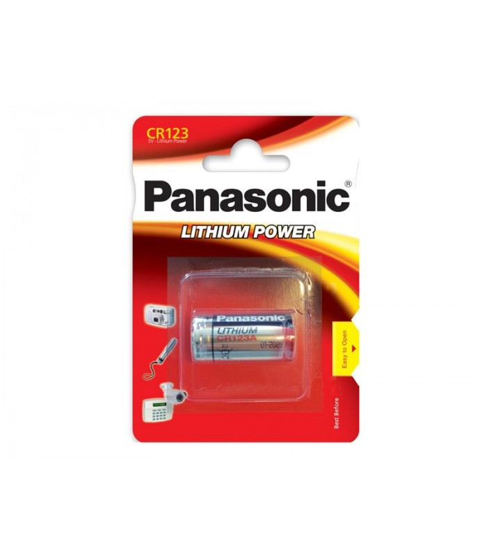 Batéria CR123 PANASONIC lithiová 1BP