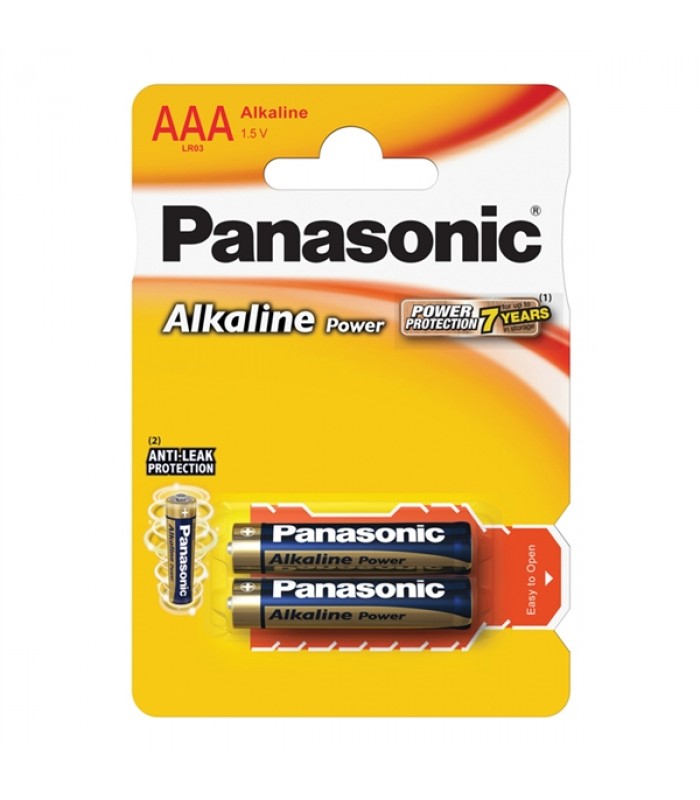 Batéria AAA(LR03) alkalická PANASONIC Alkaline Power 2BP