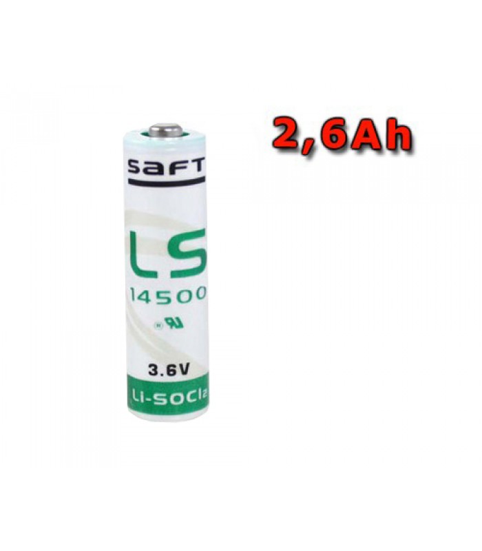 Batéria SAFT LS 14500 lítiový článok STD 3.6V, 2600mAh