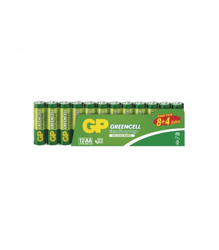 Batéria AA (R6) Zn-Cl GP Greencell 12ks