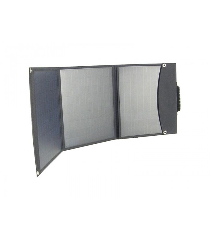Fotovoltaický solárny panel USB + 12V / 60W prenosný, skladací
