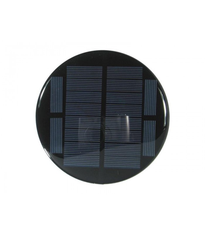 FotovoltaickÃ½ solÃ¡rny panel mini 5V200mA, polykryÅ¡talickÃ½, priemer 110mm