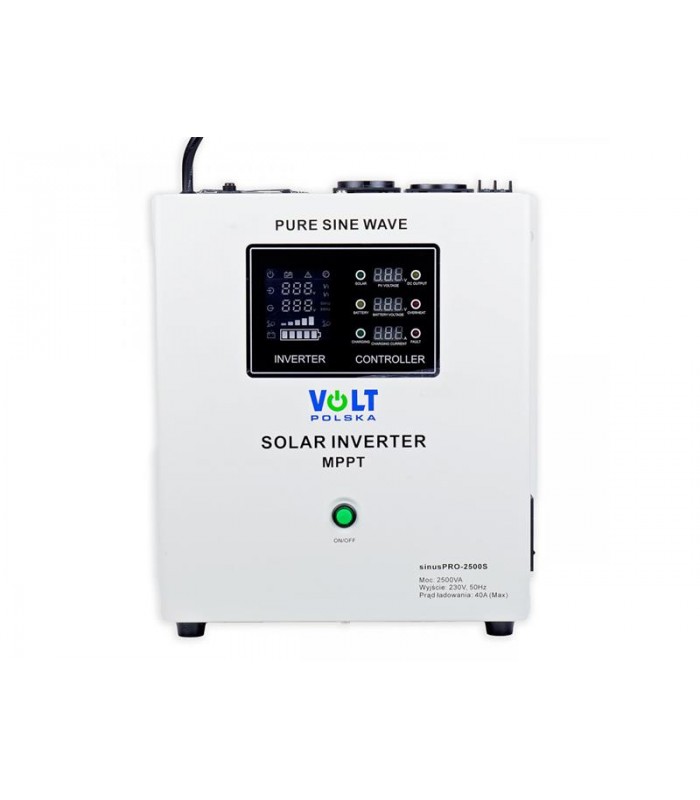 Solárny regulátor VOLT Sinus Pro 2500 S 24V 230V 2500VA 1800W MPPT 40A