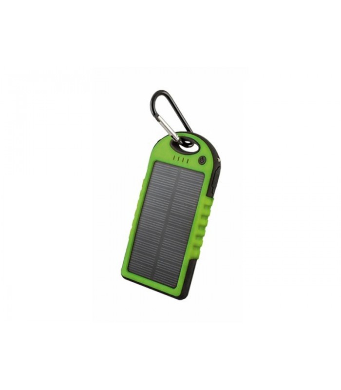 Externá batéria (PowerBank) 5000mAh, solárna, zelená FOREVER PB-016